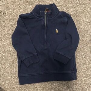 Ralph Lauren pull on half zip hoodie